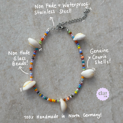 Bali Anklet - Rainbow