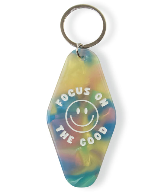 Focus on the Good Keychain - Colorful