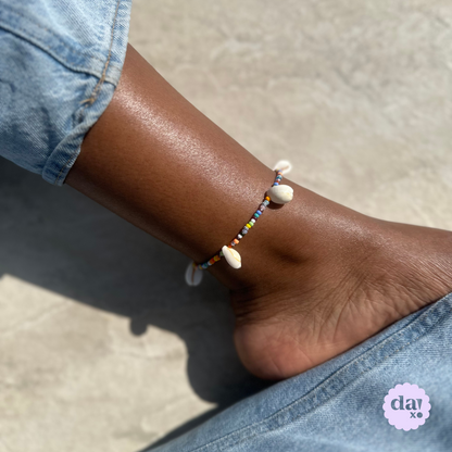 Bali Anklet - Rainbow