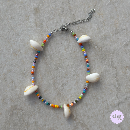 Bali Anklet - Rainbow