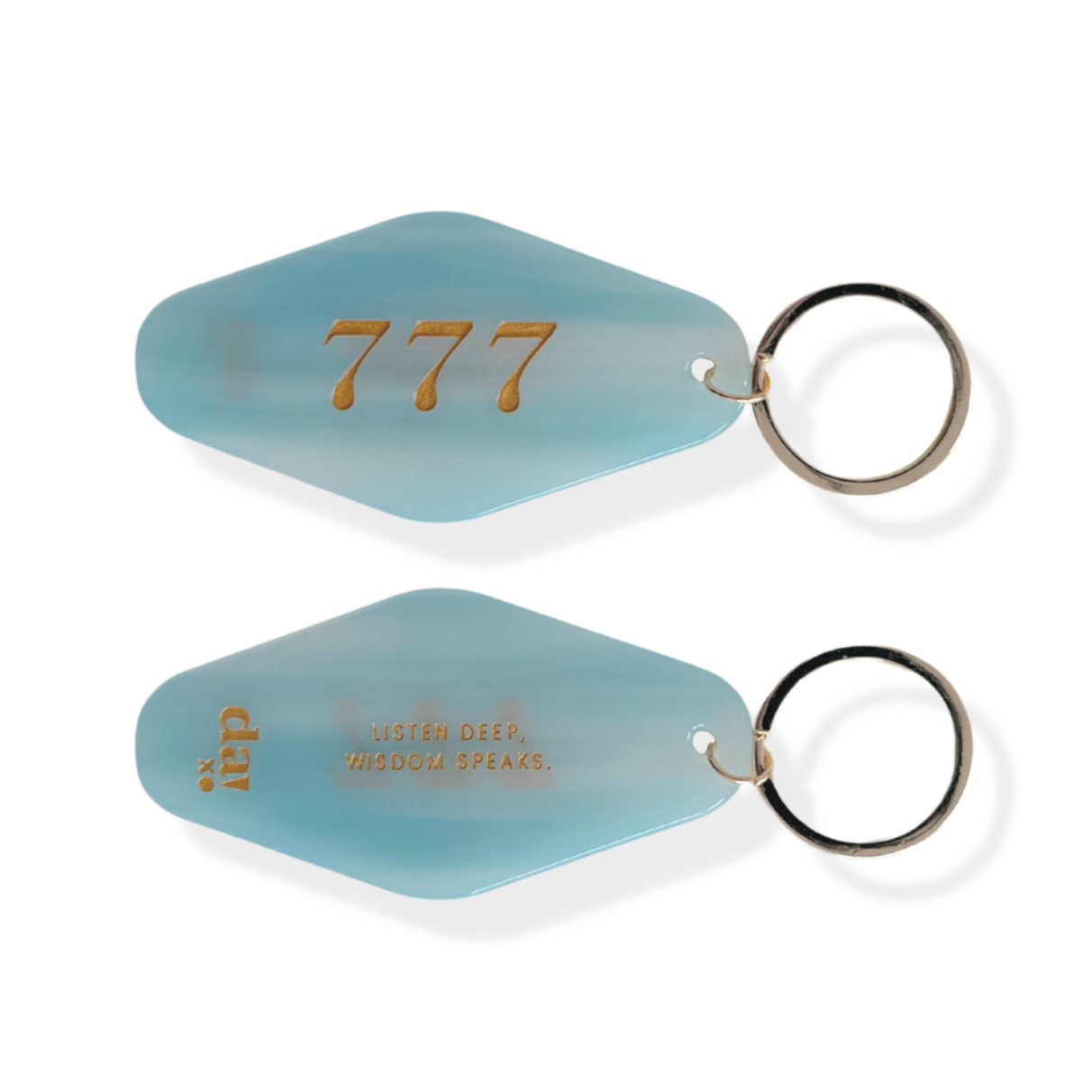 777 Angel Number Keychain