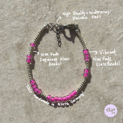 Amalfi Armband - Raspberry