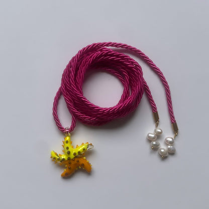 Starfish Kette - Pink