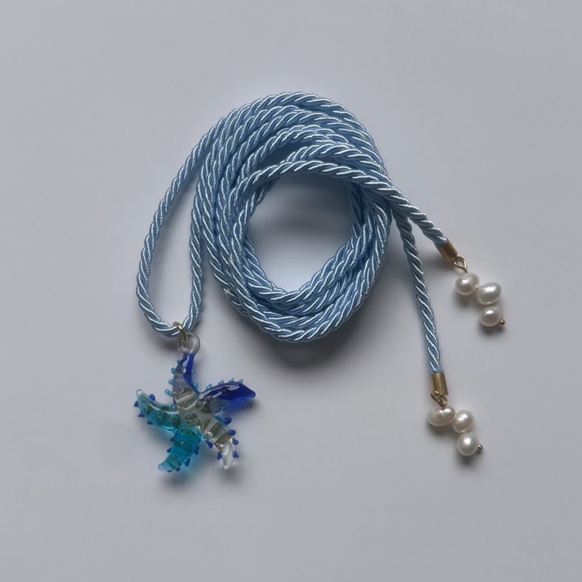 Starfish Kette - Blau