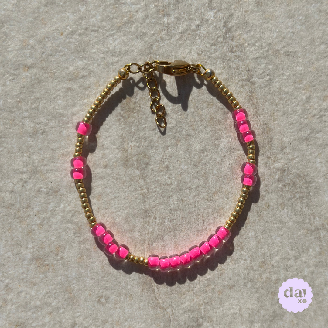Amalfi Armband - Neon Pink