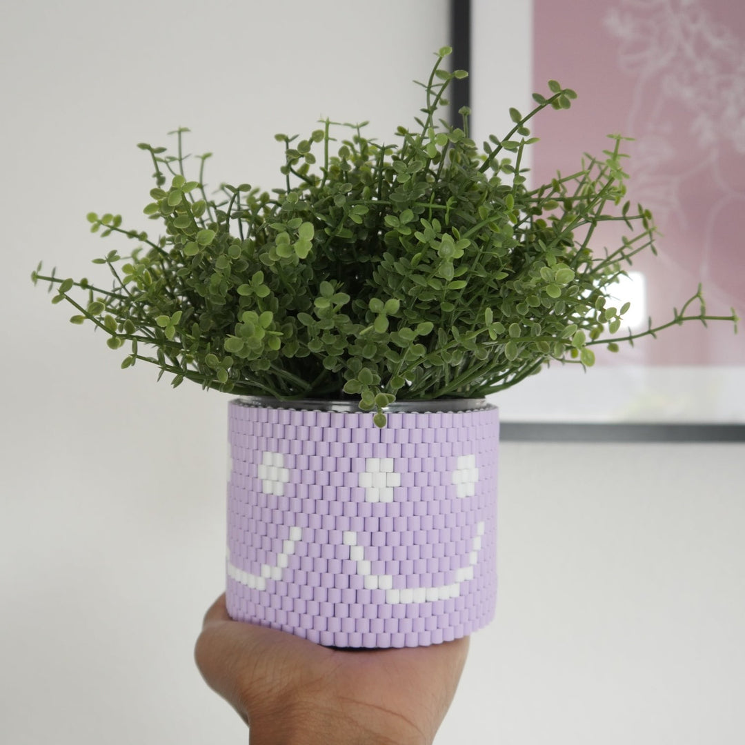 Lilac Happy Pot
