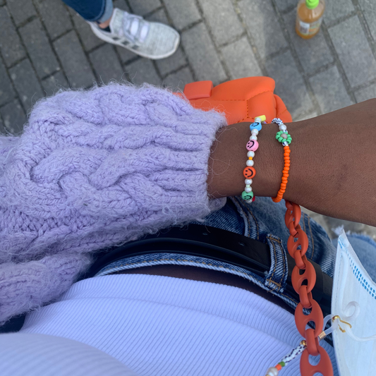 Colorful Happy Bead Bracelet