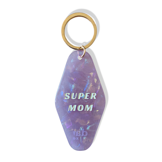 Super Mom Keychain