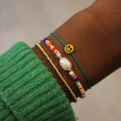 Colorful pearl bracelet